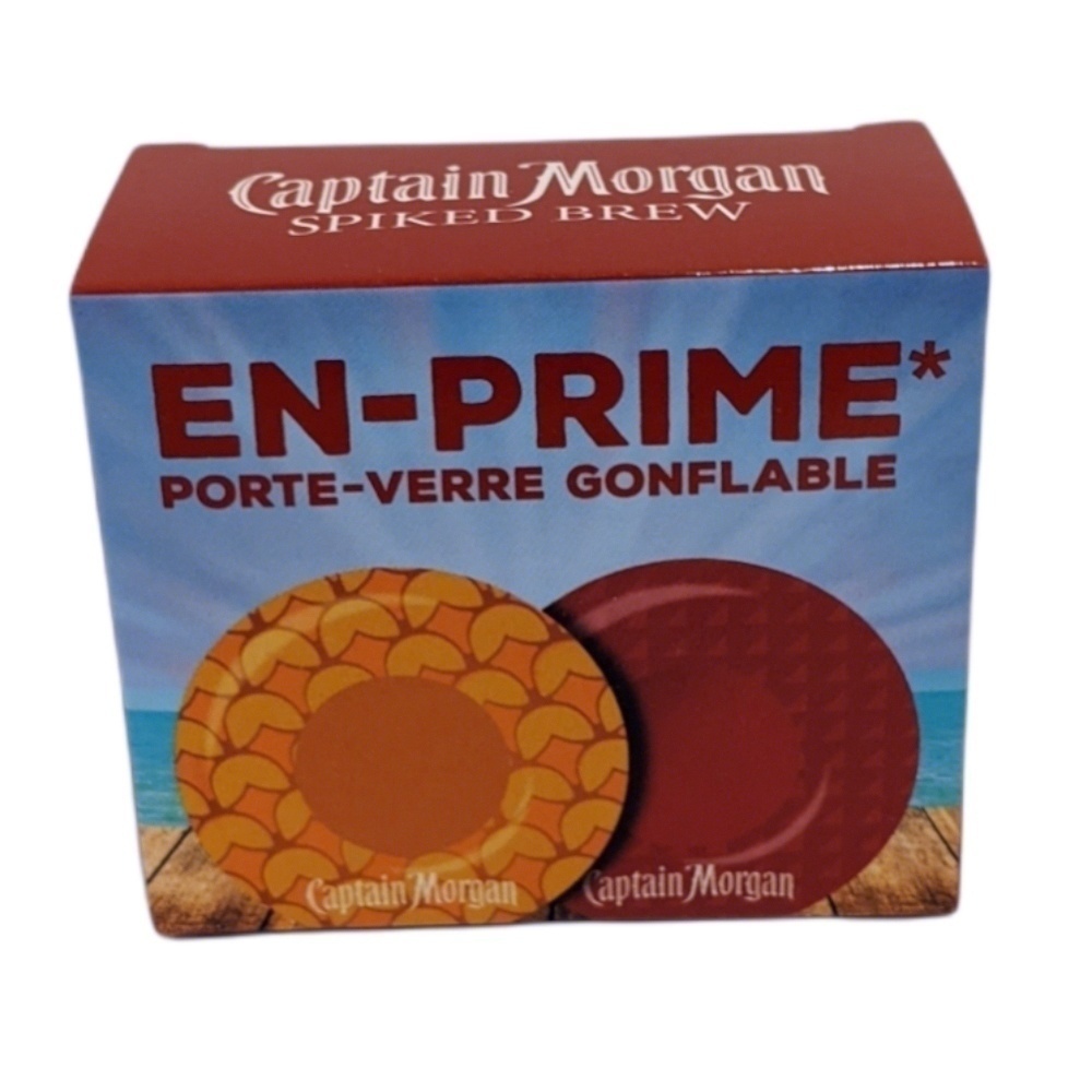 6 Captain Morgan inflatable drink holder